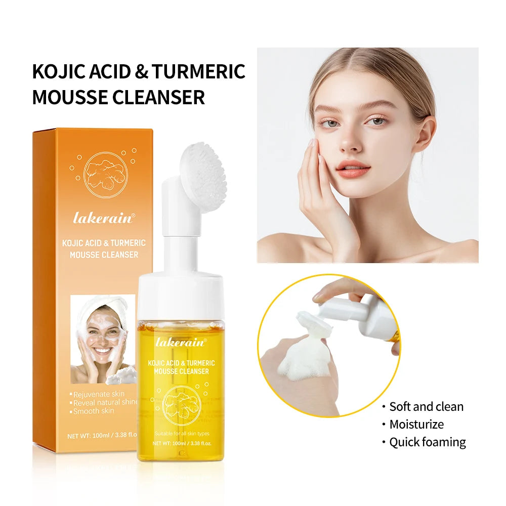 Kojic Acid Turmeric Mousse Cleanser