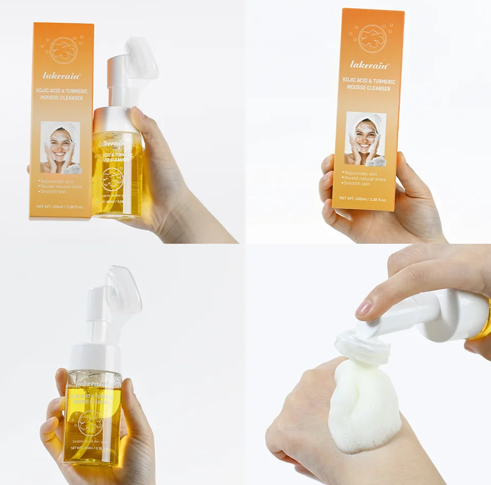 Kojic Acid Turmeric Mousse Cleanser