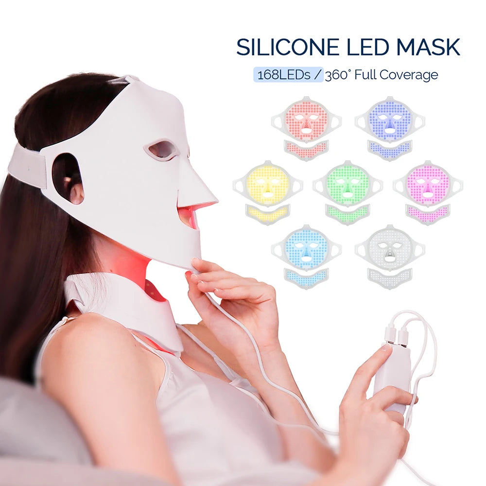 7 Color LED Light Therapy Mask