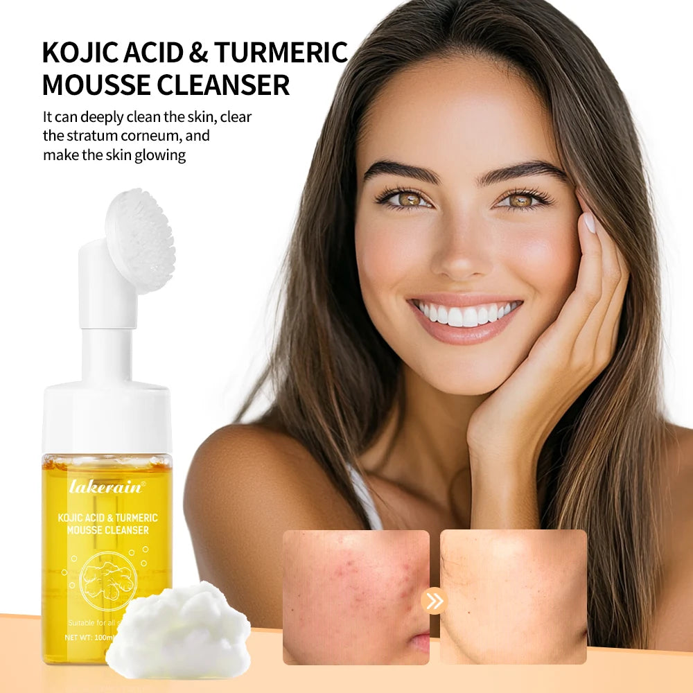 Kojic Acid Turmeric Mousse Cleanser