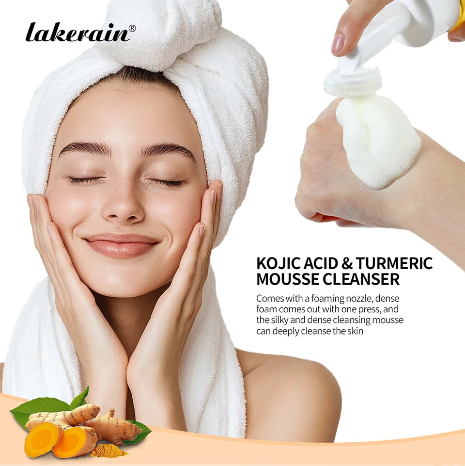 Kojic Acid Turmeric Mousse Cleanser